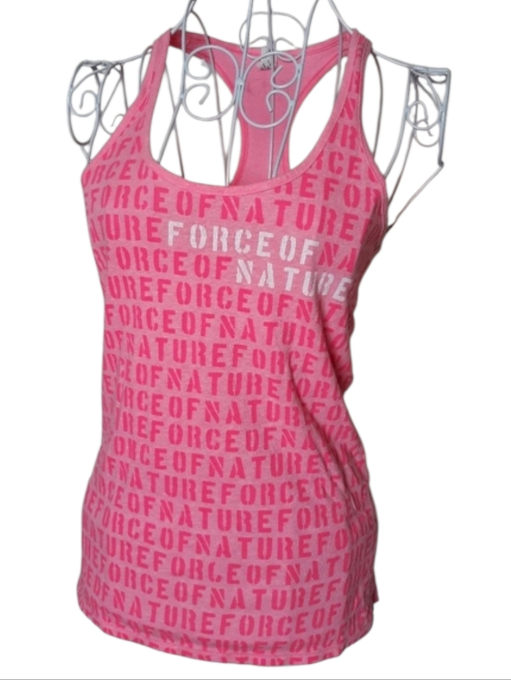 Under Armour Force of Nature Graphic Pink Tank SZ XS